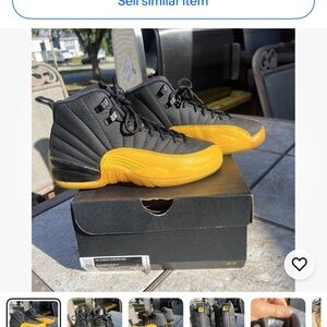 Nike Air Jordan 12 Retro GS 'University Gold' 2020  153265-070 4Y Women’s Size 6